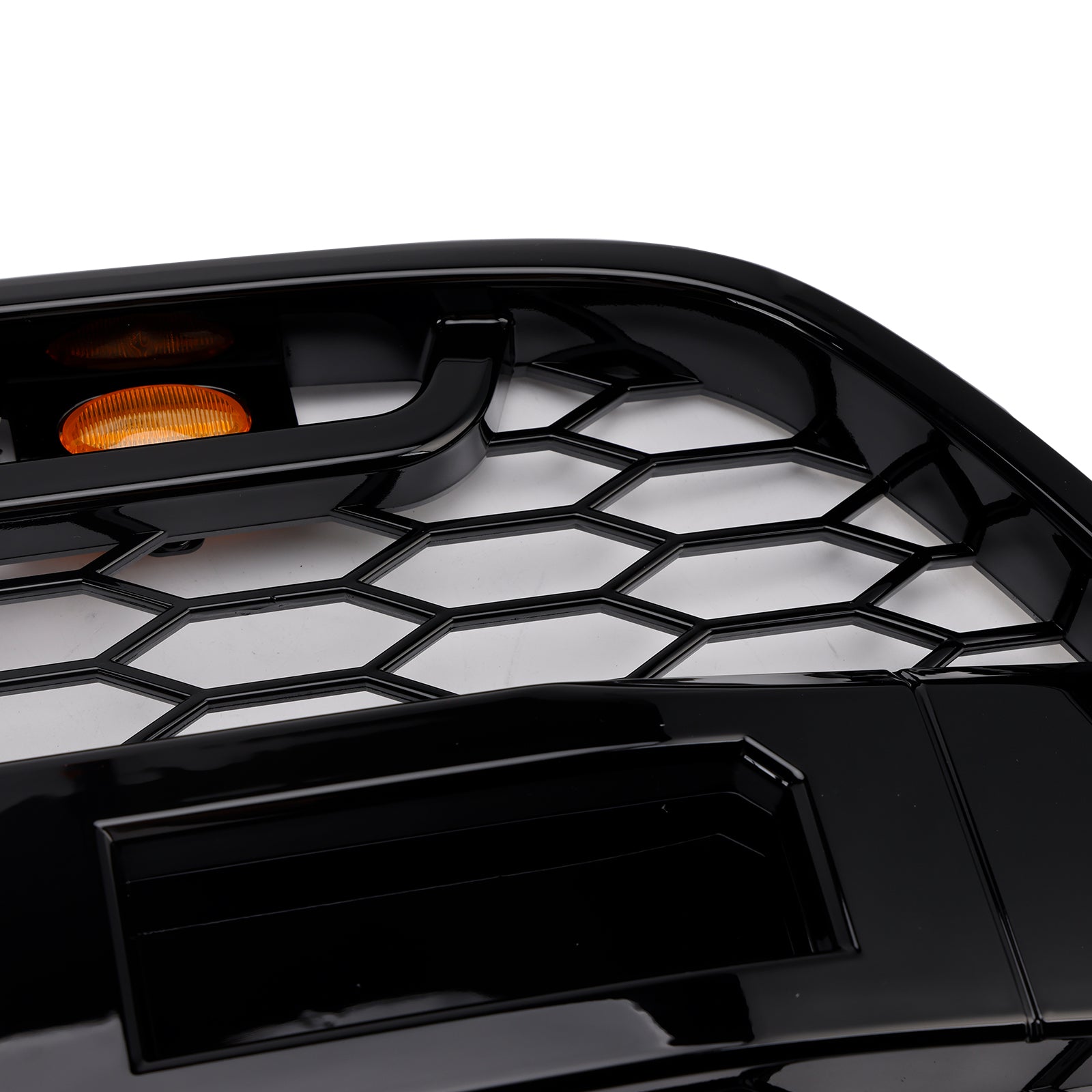 2015-2018 Ford Transit MK8 Raptor met LED glanzend zwarte voorbumpergrille