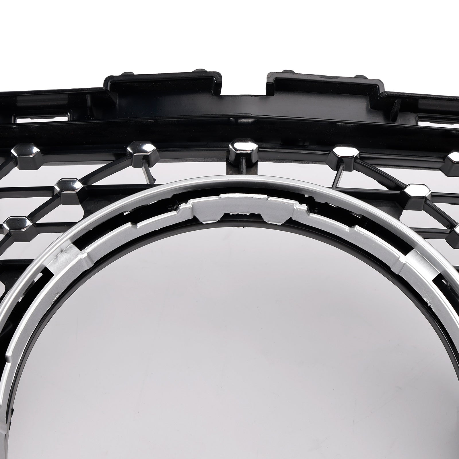 MERCEDES BENZ CLASE A 2016-2018 W176 Parrilla de parachoques delantera con diseño de diamante