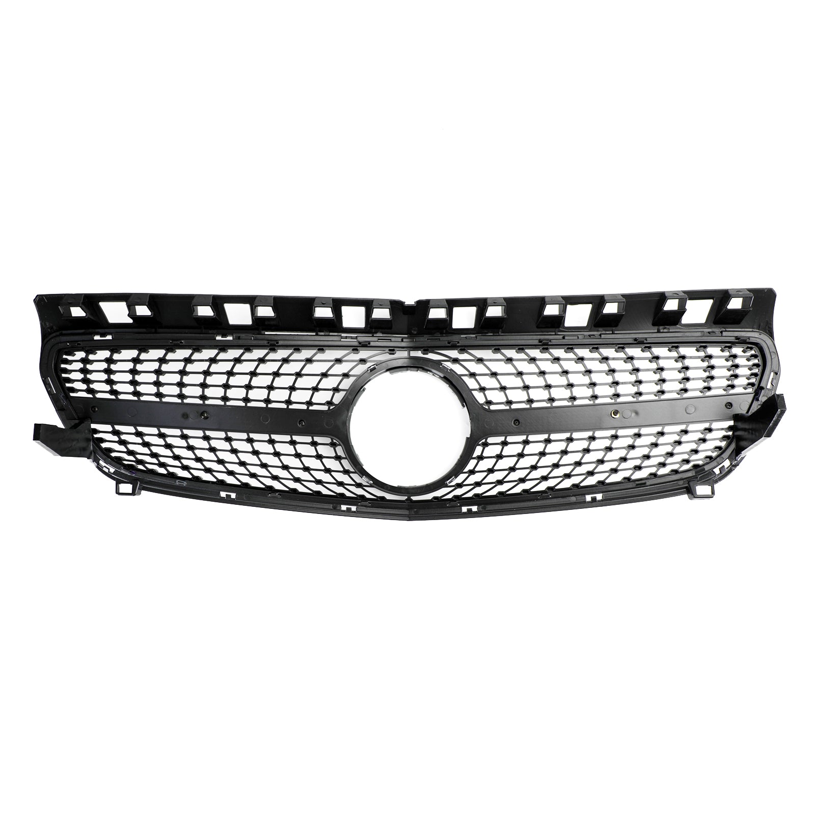 CLASE A 2013-2015 W176 Parrilla delantera para parachoques Mercedes Benz negra/cromada