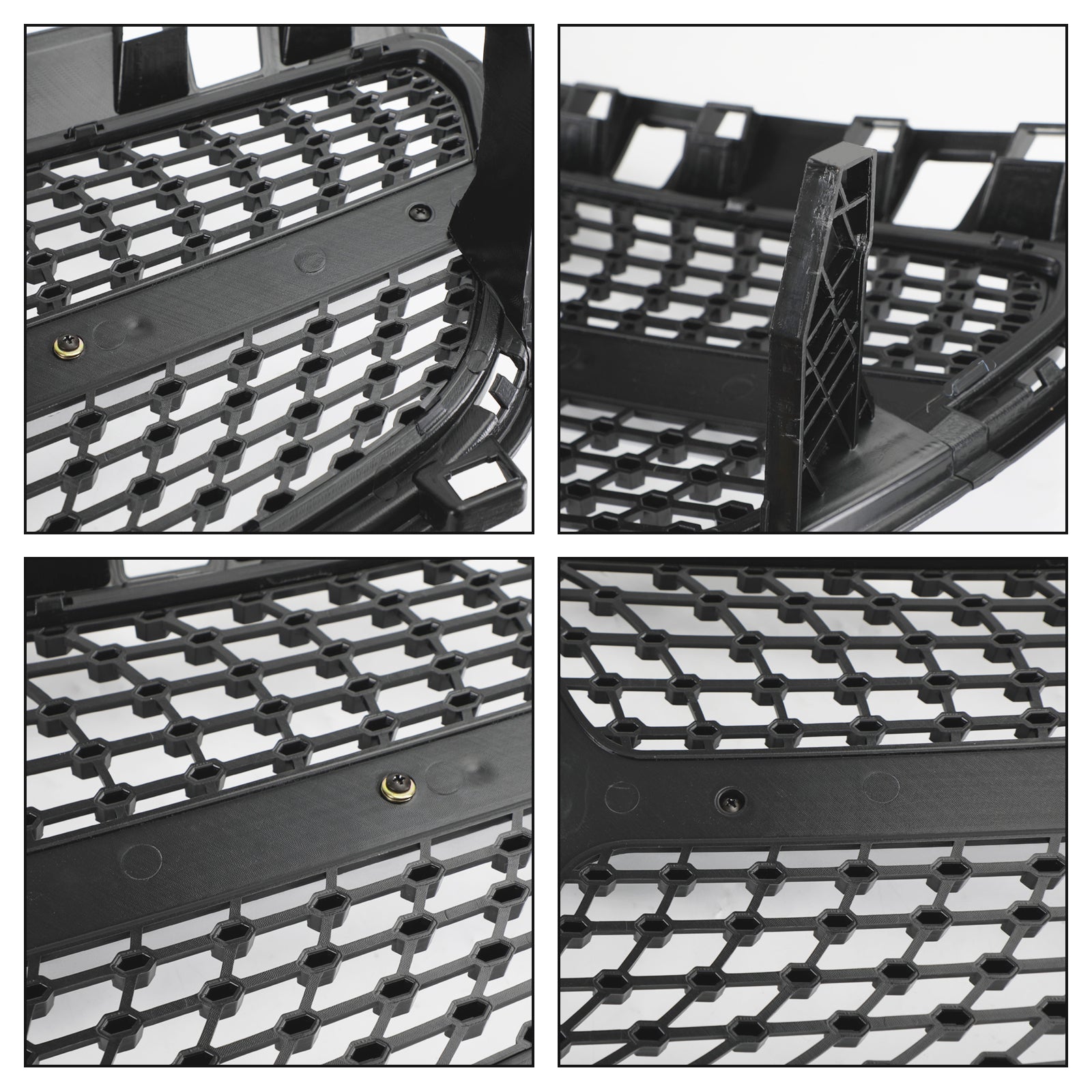 CLASE A 2013-2015 W176 Parrilla delantera para parachoques Mercedes Benz negra/cromada
