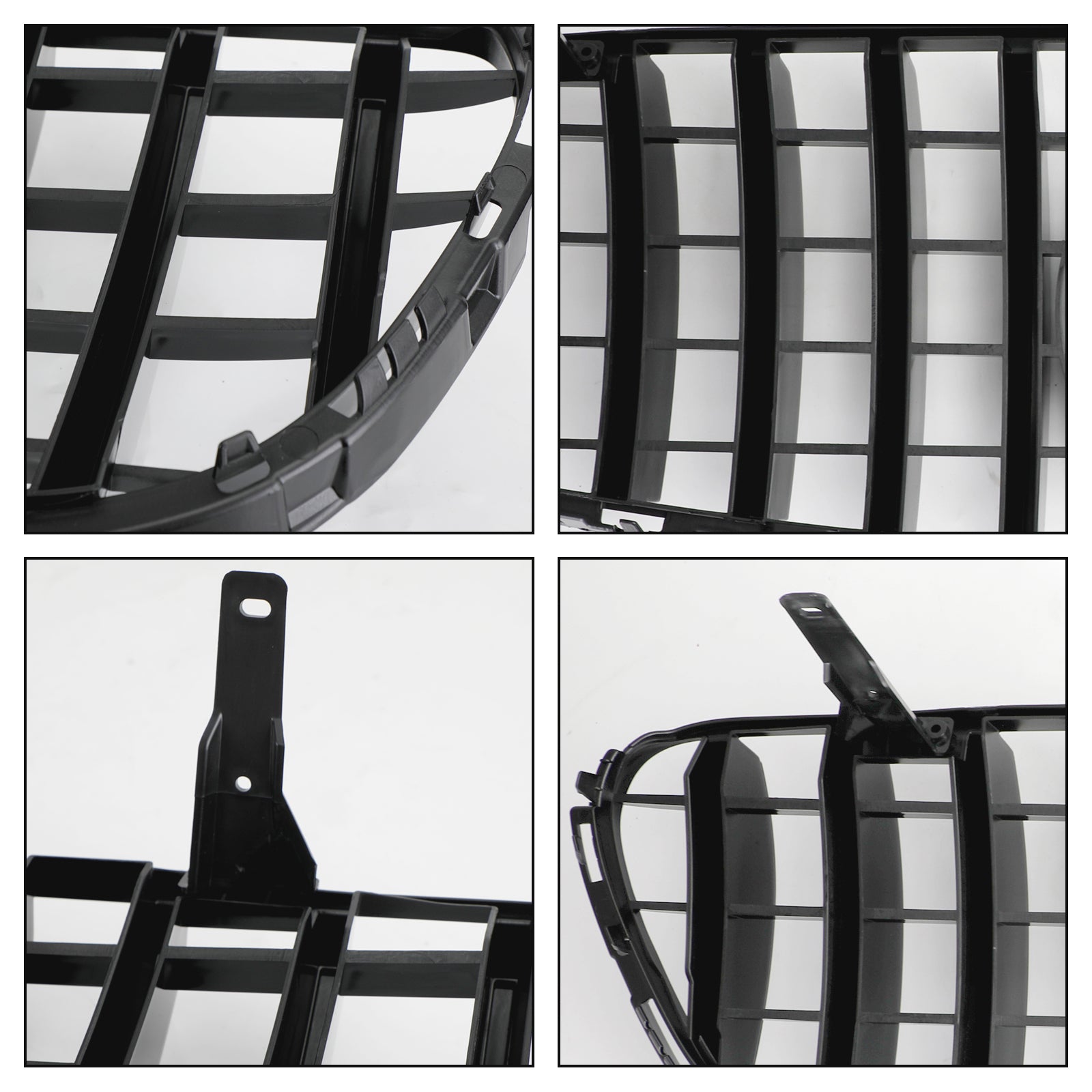 2015 2016 2017 2018 2019 GLC X253 C253 Mercedes Benz Front Bumper Grille Grill Gloss Black