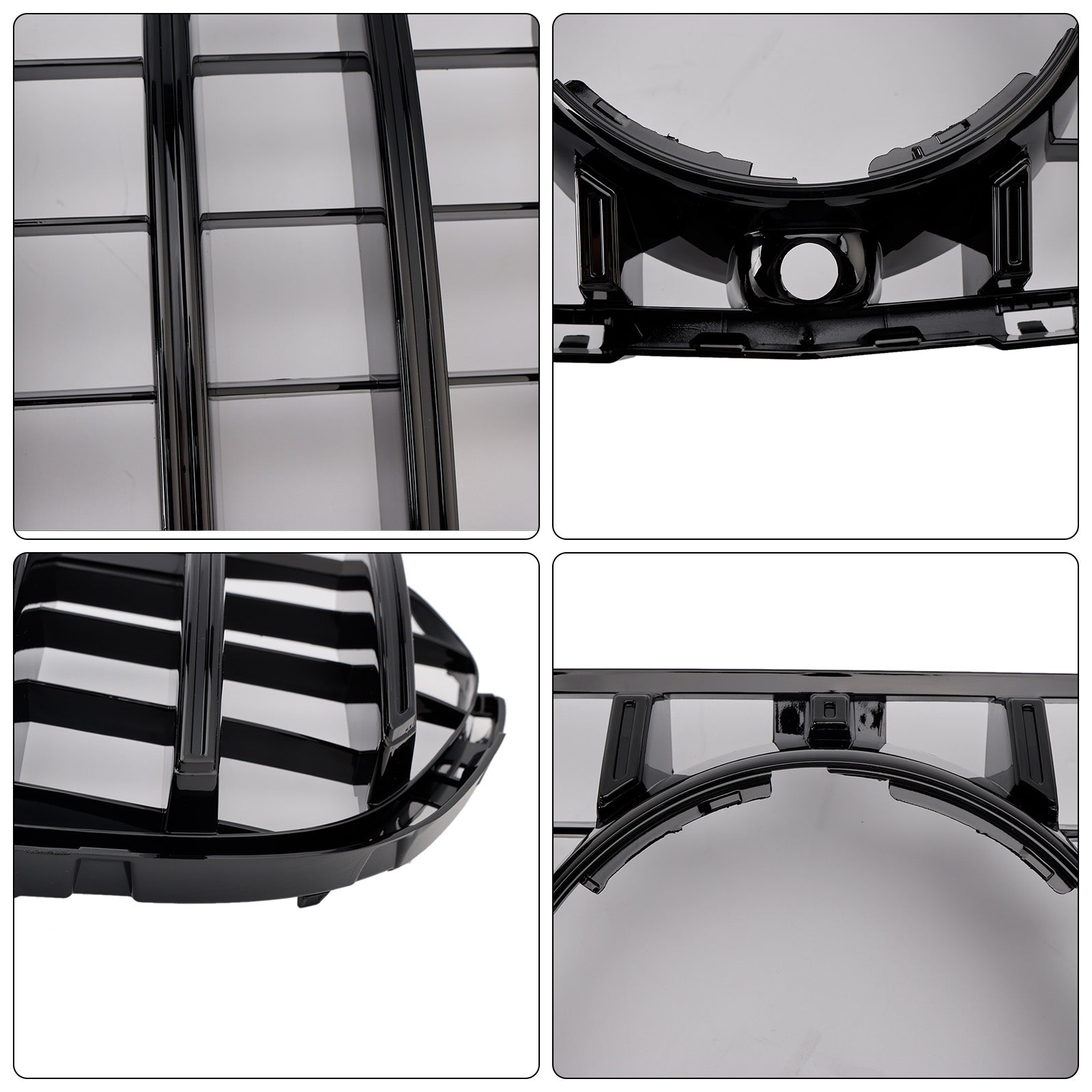 2015-2019 Mercedes Benz GLC X253 C253 Grille de pare-chocs avant noir brillant