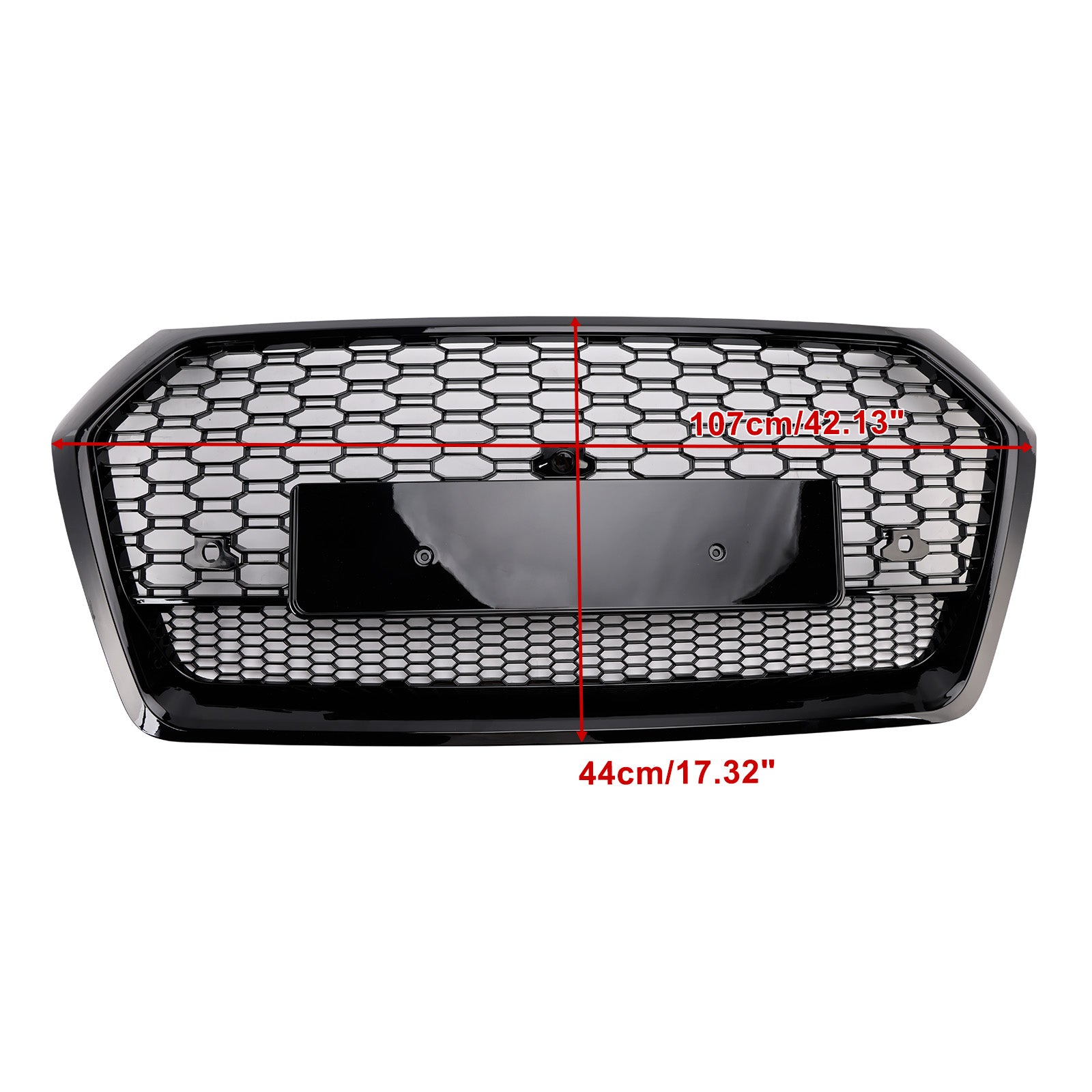 Grille de calandre avant en nid d'abeille de style Audi Q5 SQ5 RSQ5 2018-2020