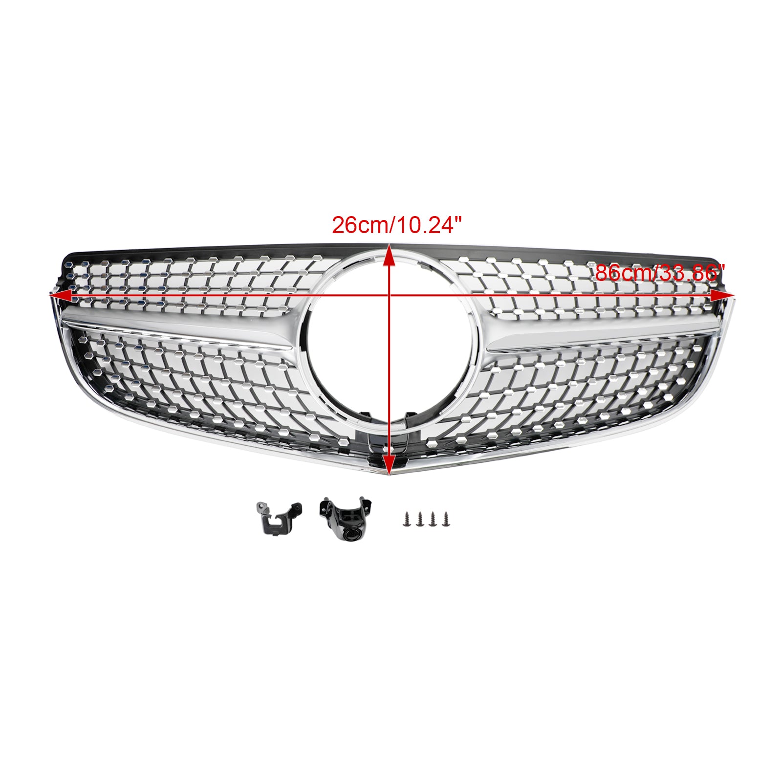 2014 2015 2016 2017 Mercedes E-KLASSE W207 Coupé Voorbumper Grille Grill Diamond