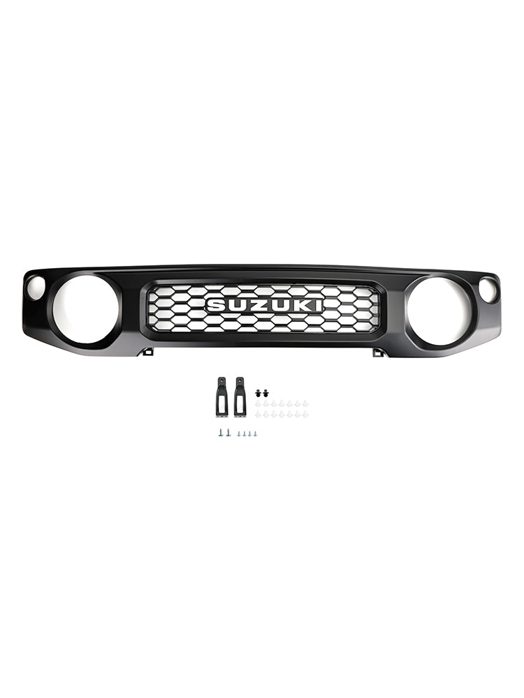 2019-2023 Suzuki Jimny JB74 Grille de pare-chocs avant en nid d'abeille noire