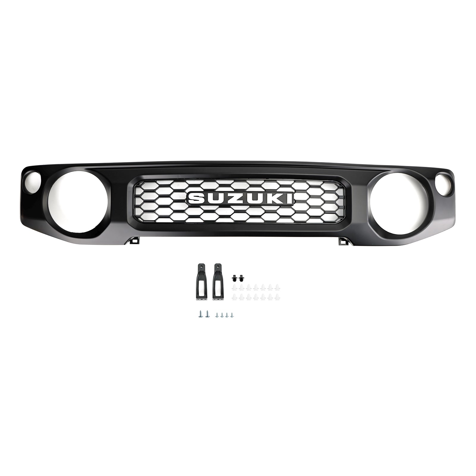 2019-2023 Suzuki Jimny JB74 Grille de pare-chocs avant en nid d'abeille noire