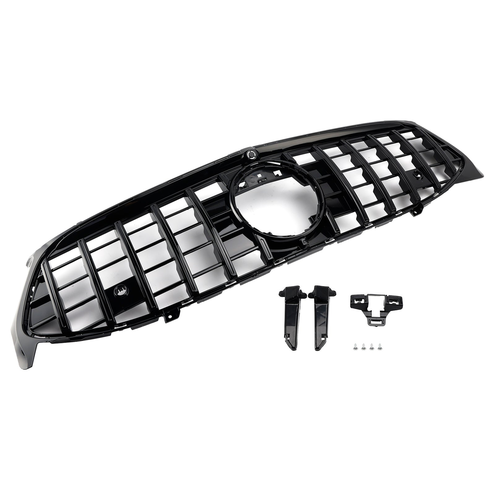 2020-2024 Fit Mercedes CLA-Class W118 C118 GT Black Front Bumper Grille Grill