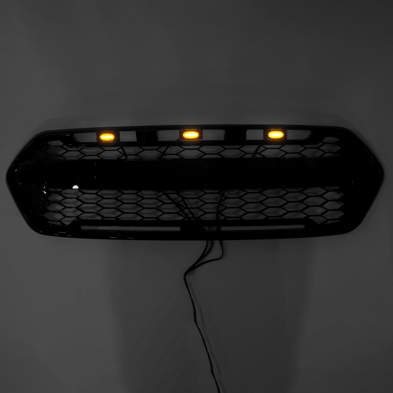 2018-2023 Ford Transit Custom Trail avec 3LED noir mat calandre de pare-chocs avant style Raptor