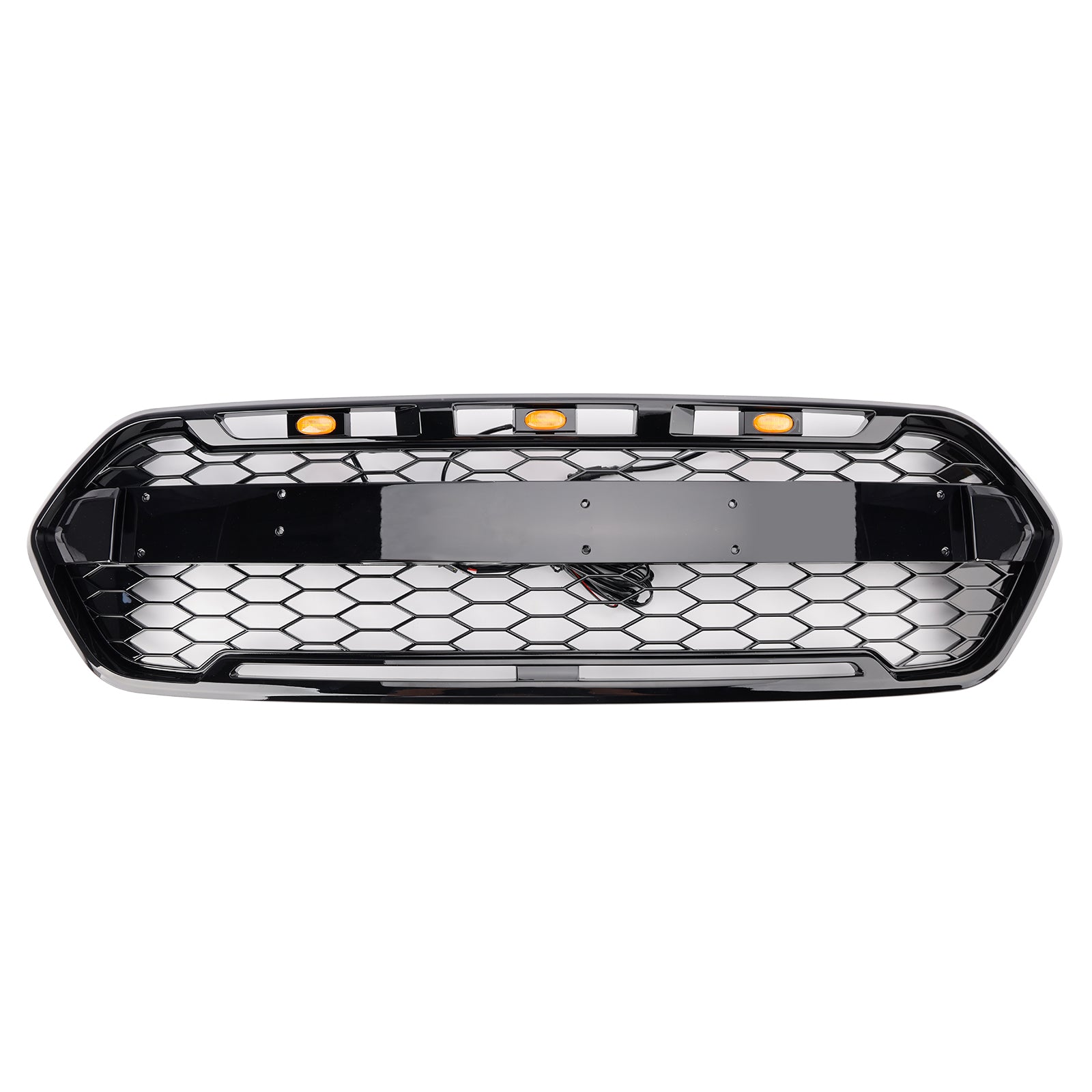 Raptor Style 2018-2023 Ford Transit Custom Trail met 3LED matzwarte voorbumpergrille