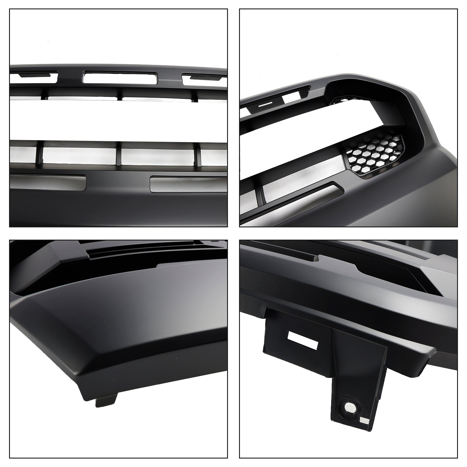 2015 2016 2017 2018 2019 Ford Ranger T7 Ranger Raptor Style Grille de pare-chocs avant noir mat