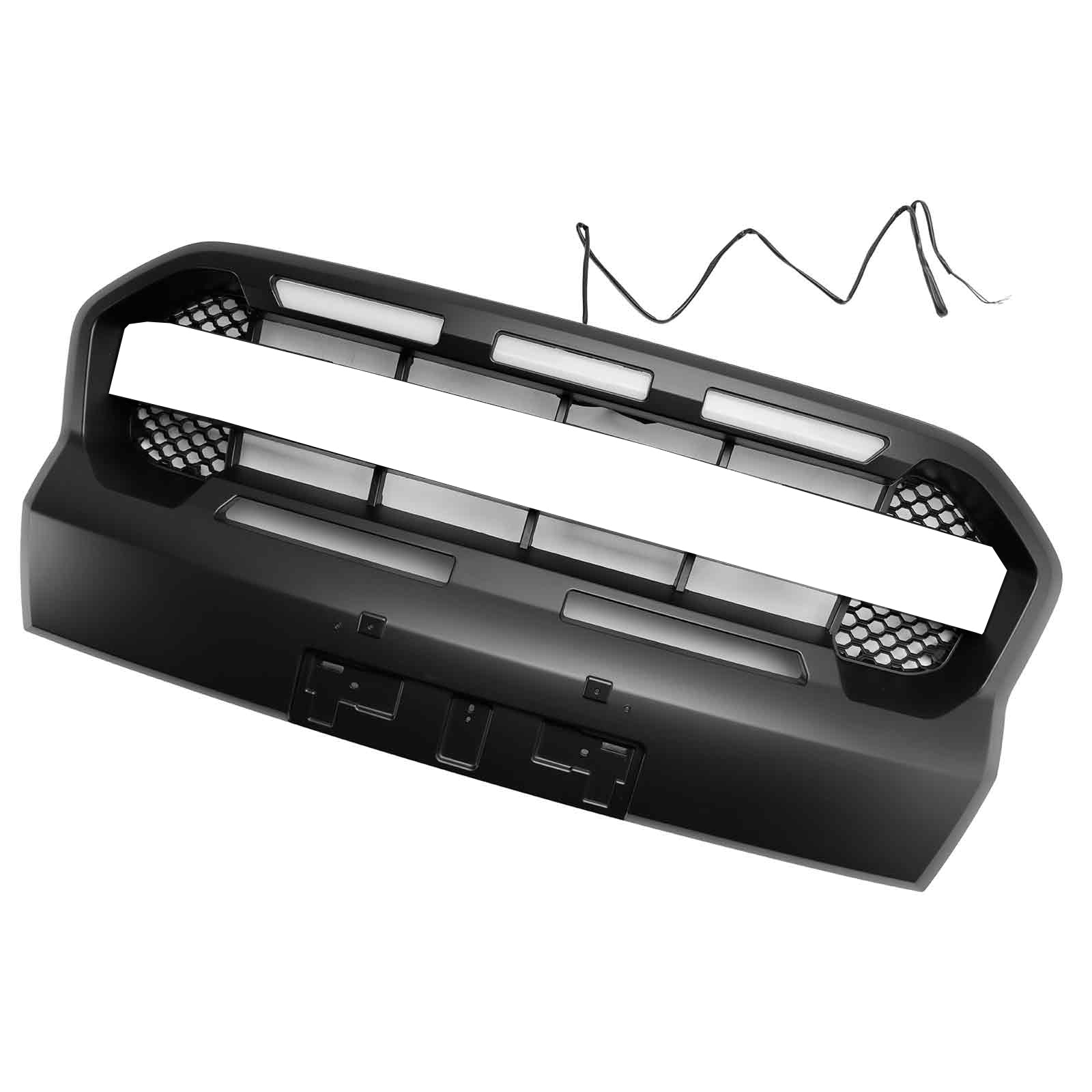 2019 2020 2021 2022 2023 Ford Ranger T8 W/LED Raptor Style Front Bumper Grille Grill
