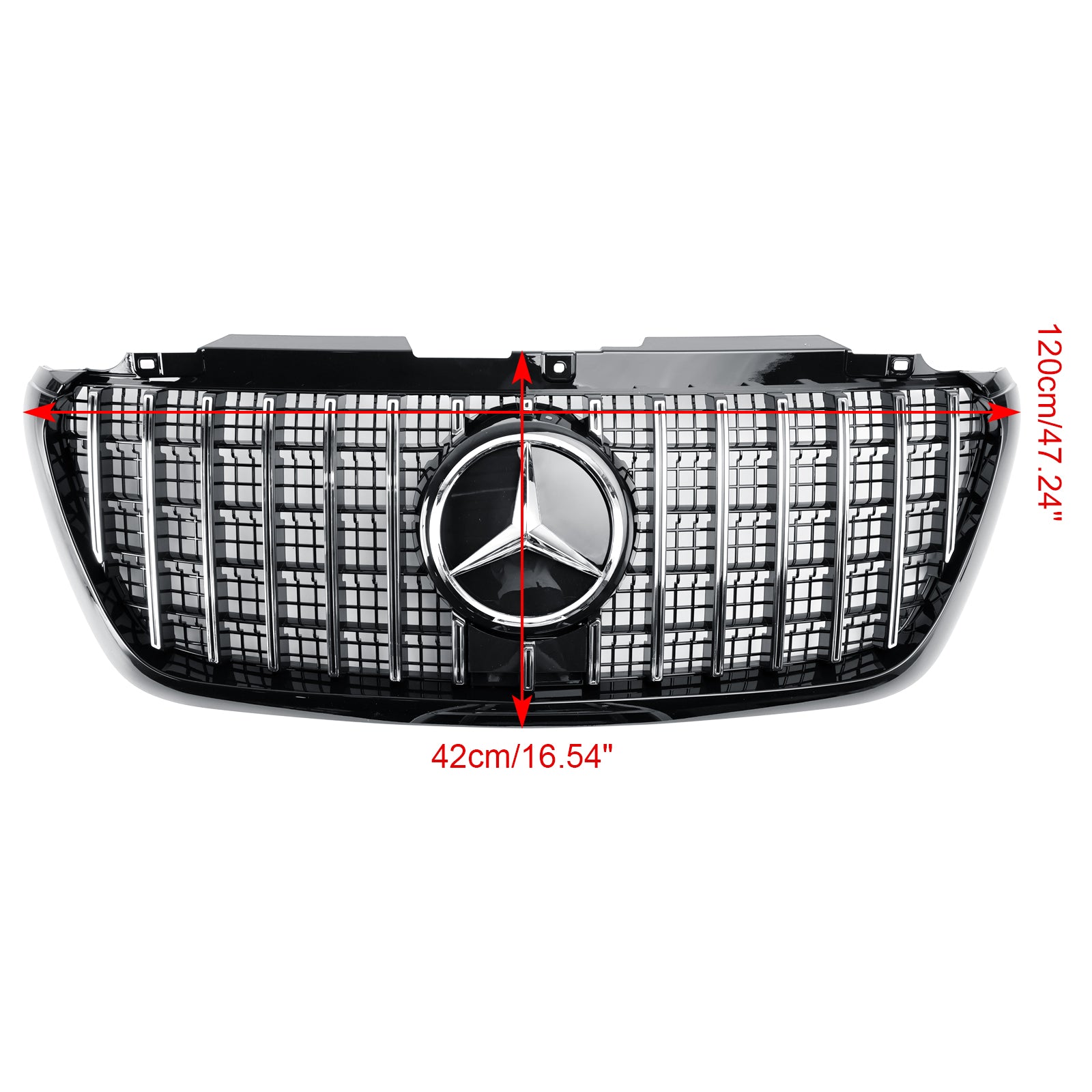 2018-2023 Mercedes Sprinter W907 W910 GT Style Front Bumper Grille Grill