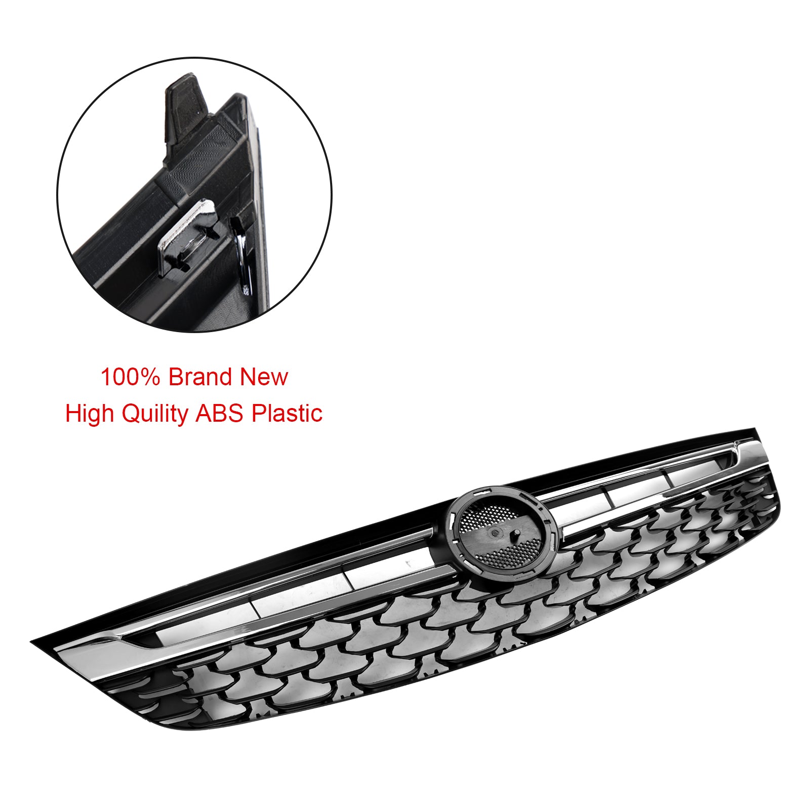Vauxhall Astra K 2015-2019 Facelift OPEL Vauxhall Astra K Grille de pare-chocs avant noir chromé 13464791 13423642