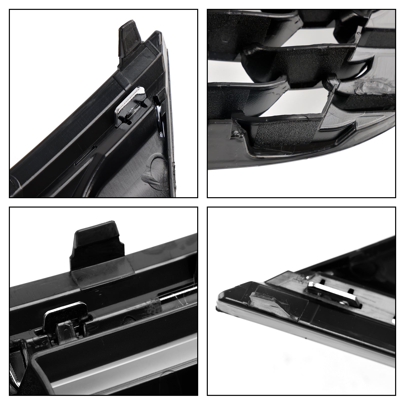 Rejilla de parachoques delantero OPEL Vauxhall Astra K 2015-2019, cromada negra, 13464791 13423642