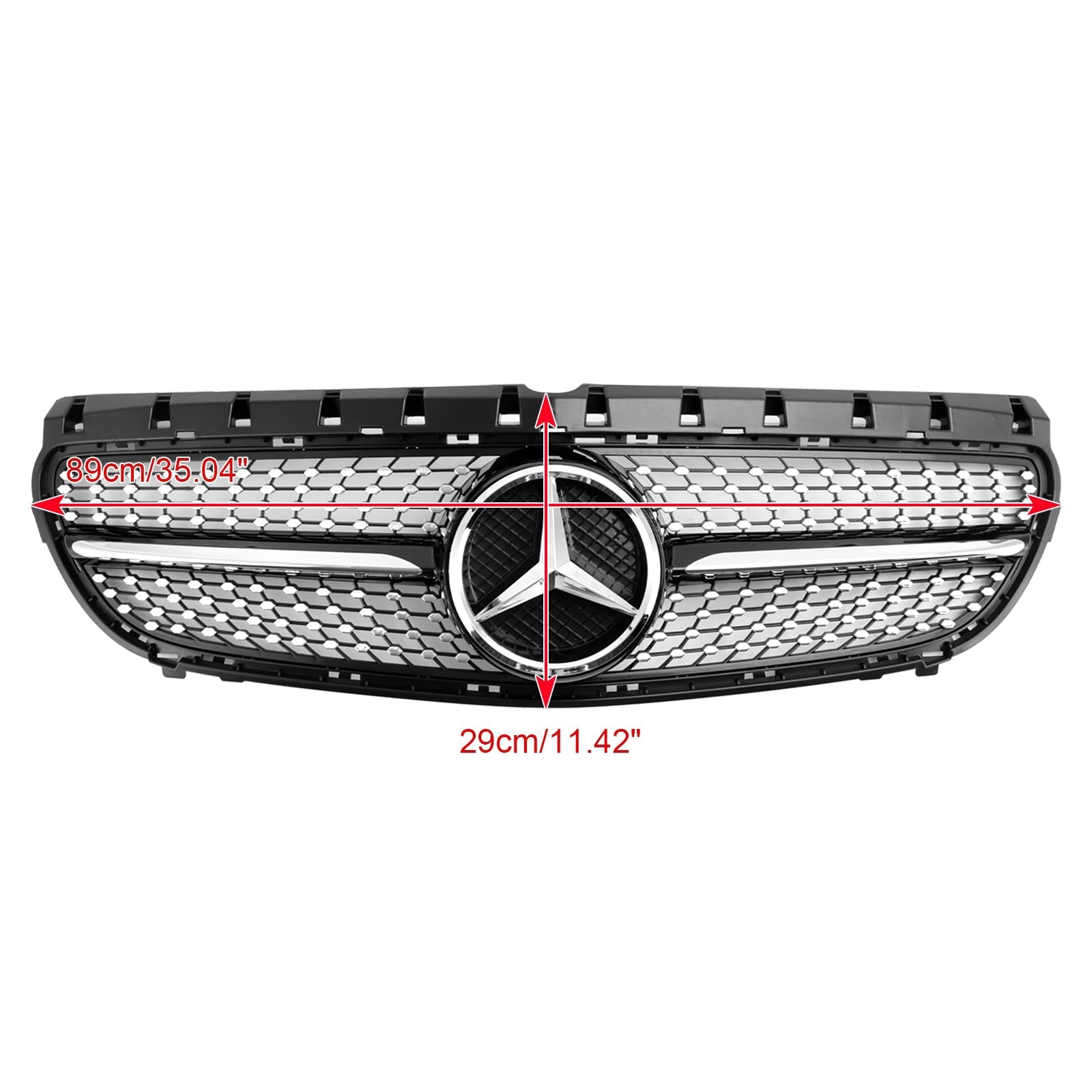 2015 2016 2017 2018 B-klasse W246 Mercedes Benz Facelift Støtfangergrill foran