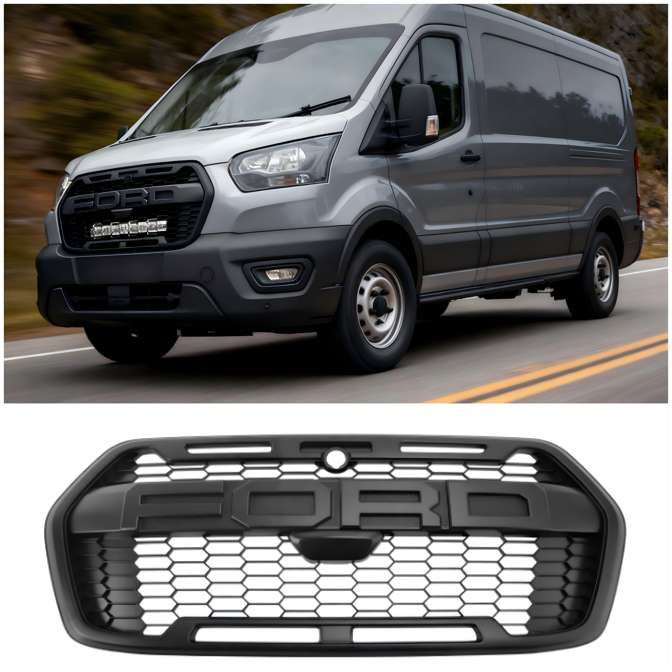 2020-2024 Ford Transit T150 T250 T350 Raptor Style Style Bumper Grille 2467809