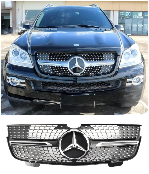 2007 2008 2009 Mercedes Benz GL-Class X164 GL320 GL350 GL450 DIAMEIROS CROMA DE ROMPENTE FRONTAL