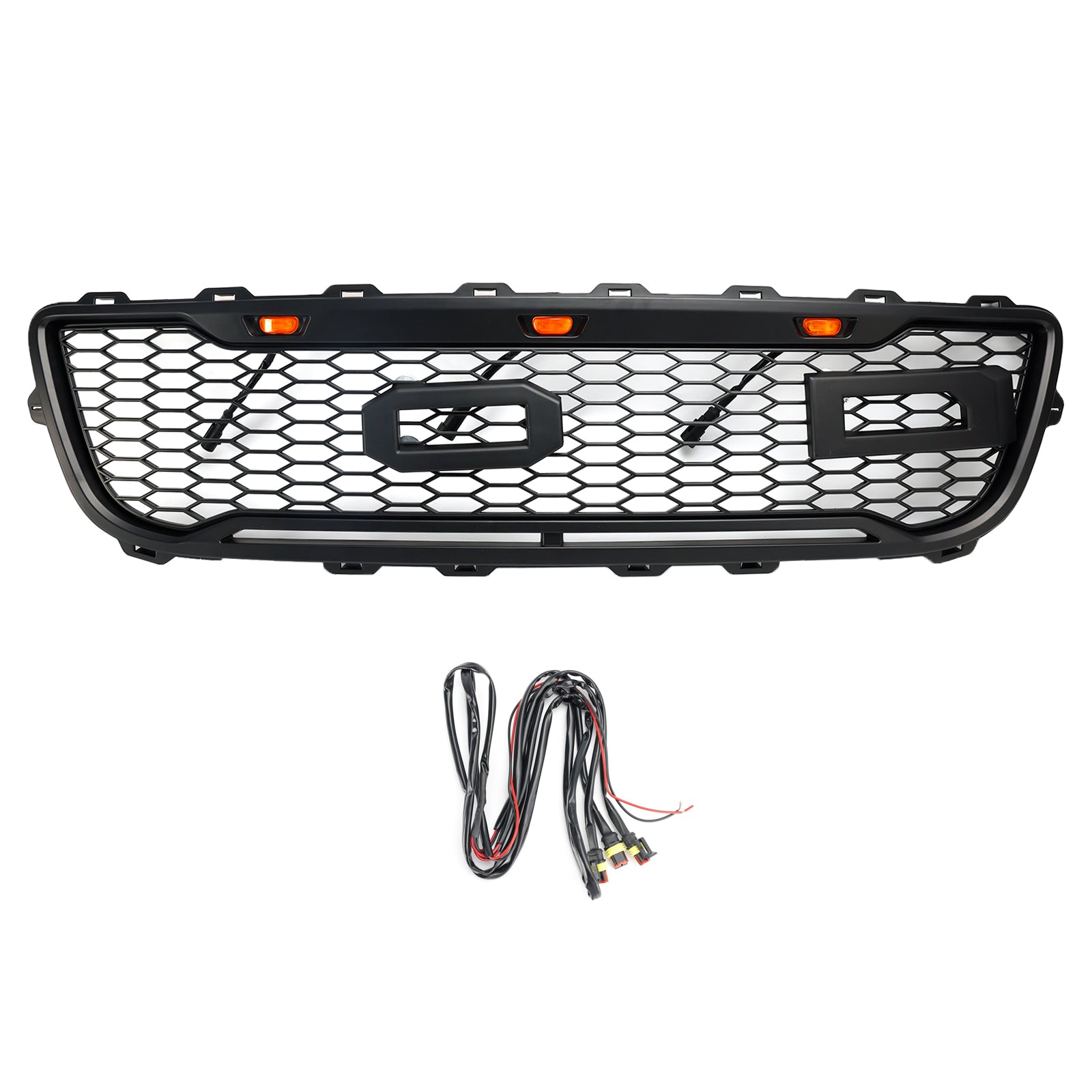1999-2003 Ford F150 com Raptor LED estilo Raptor Black Front Front Honeycomb grade Grill