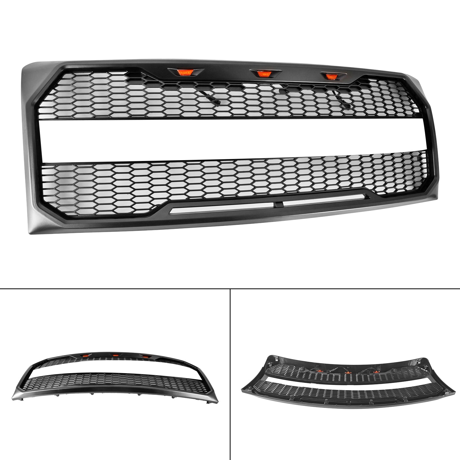 Ford F150 2009-2014 con griglia per paraurti anteriore stile LED Raptor