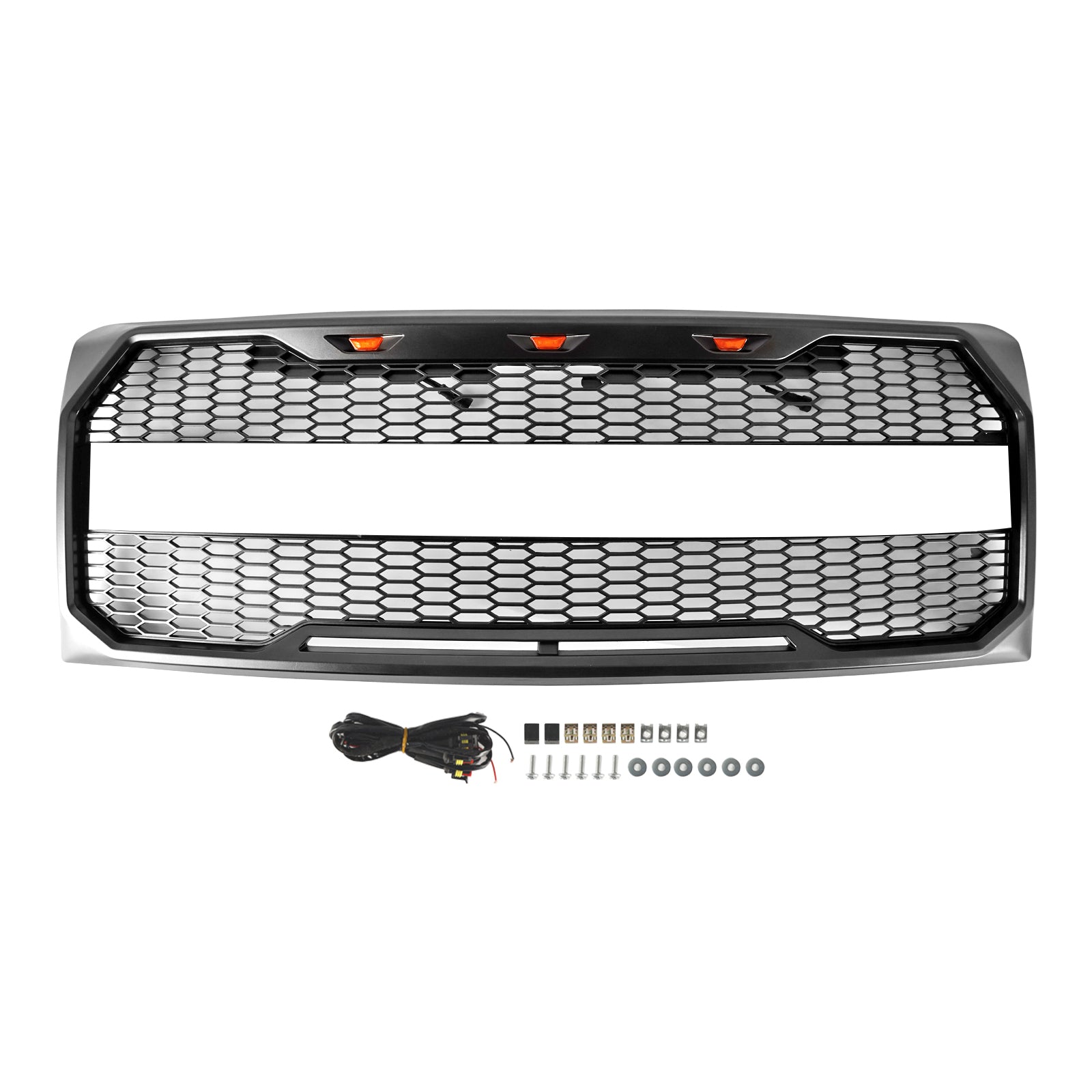 Ford F150 2009-2014 con griglia per paraurti anteriore stile LED Raptor