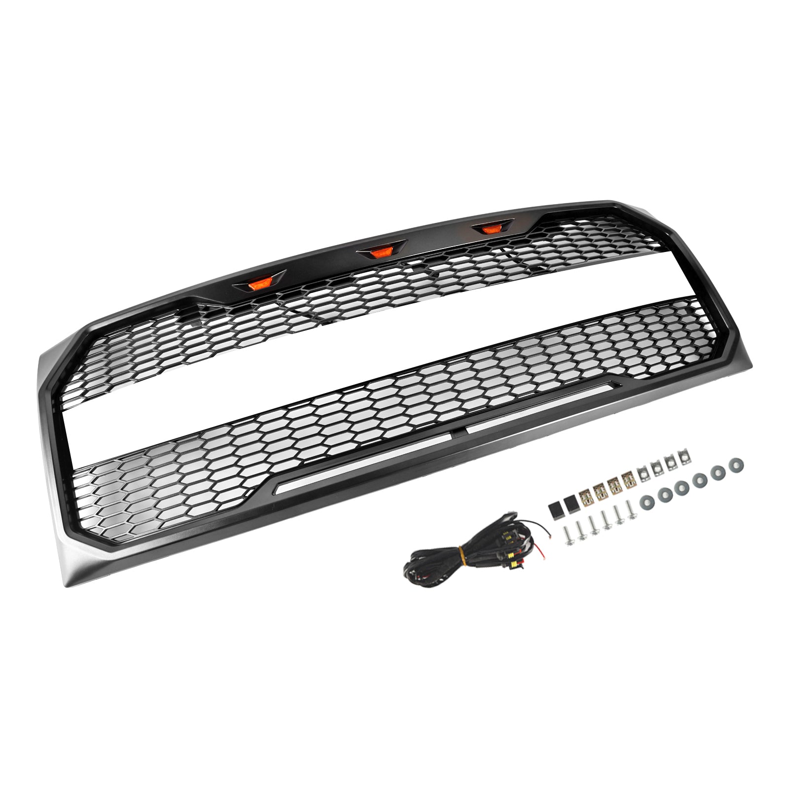 Ford F150 2009-2014 con griglia per paraurti anteriore stile LED Raptor