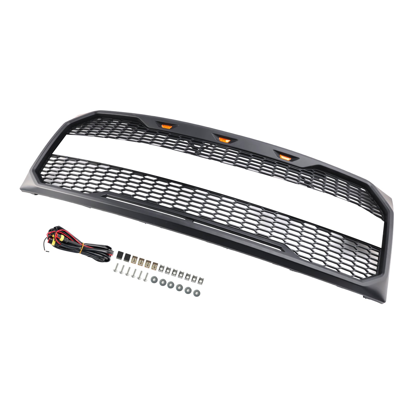 2009 2010 2011 2012 2013 2014 Ford F150 Raptor Style Grille de pare-chocs avant avec LED noir