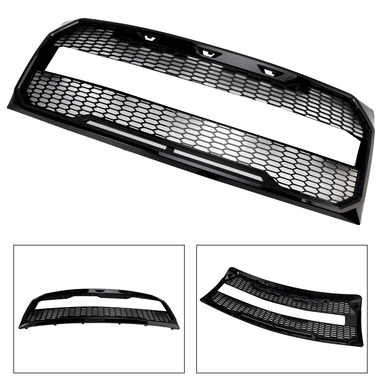 Griglia per paraurti anteriore stile Raptor nero lucido Ford F150 2009-2014