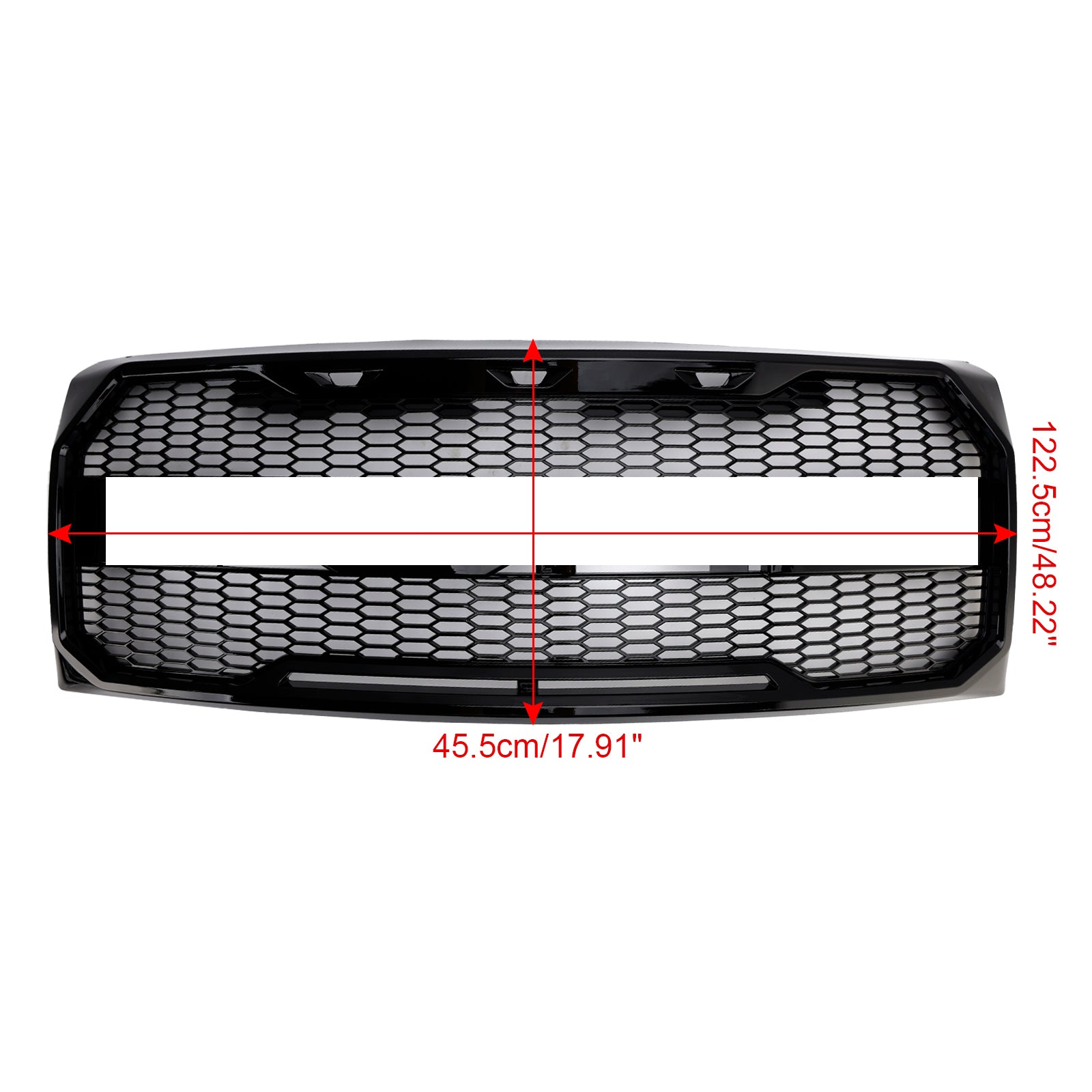 Griglia per paraurti anteriore stile Raptor nero lucido Ford F150 2009-2014