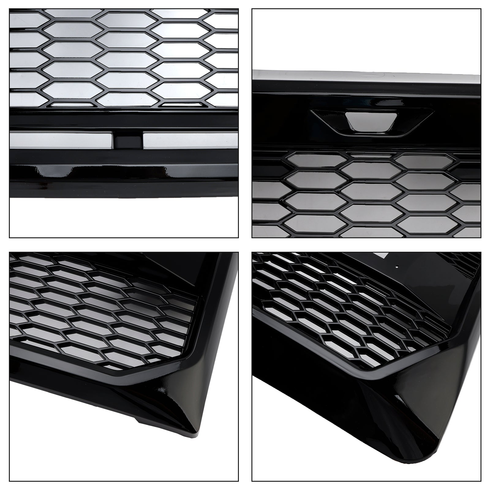 Griglia per paraurti anteriore stile Raptor nero lucido Ford F150 2009-2014