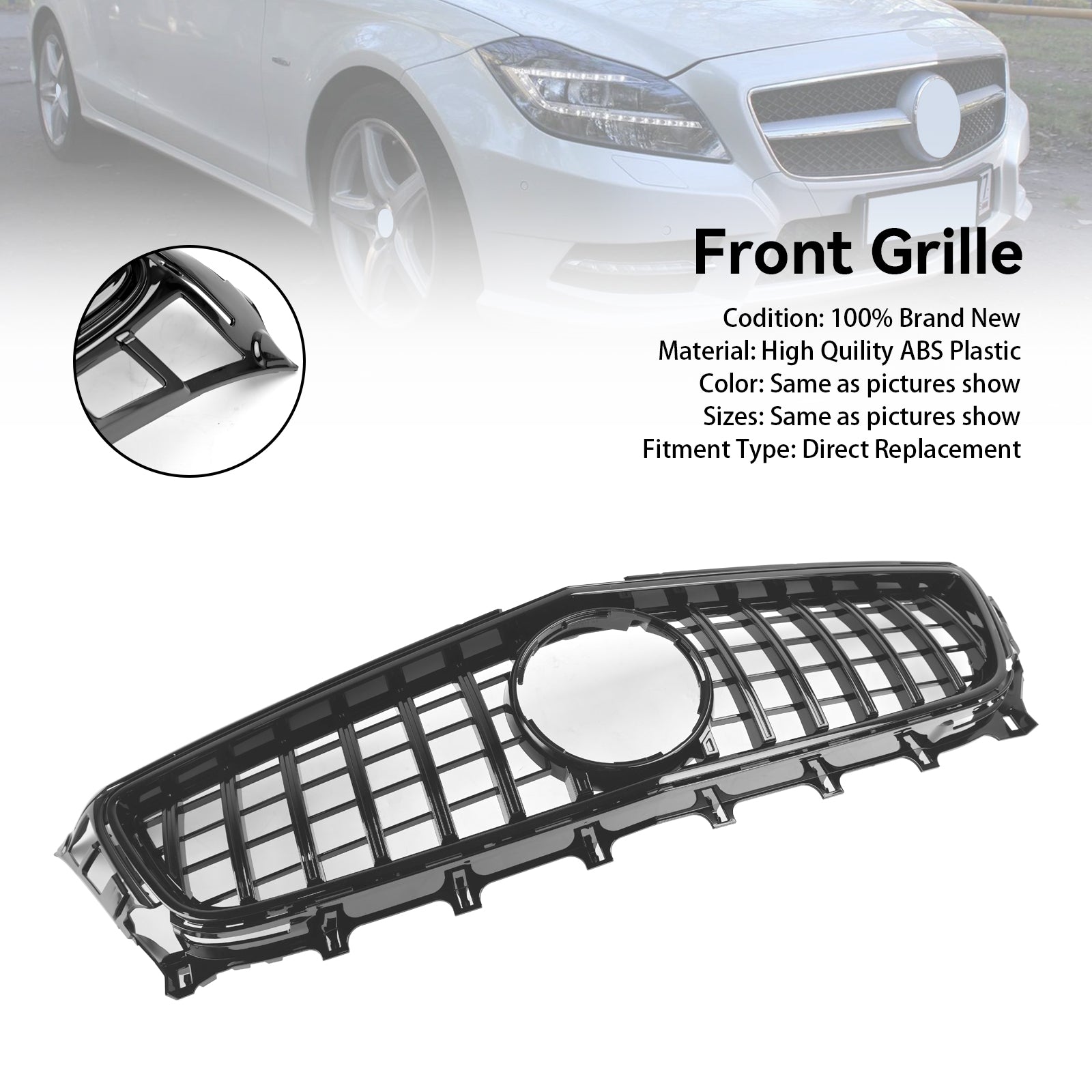 2011-2014 Mercedes-Benz W218 C218 X218 CLS CLS350/500/550 Voorgrille GT