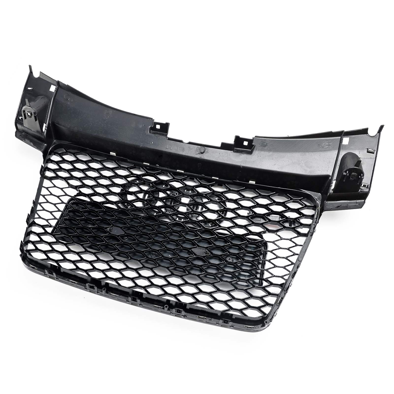 2006-2014 Audi TT TTS RS-stijl Honingraatgrille vooraan, glanzend zwart