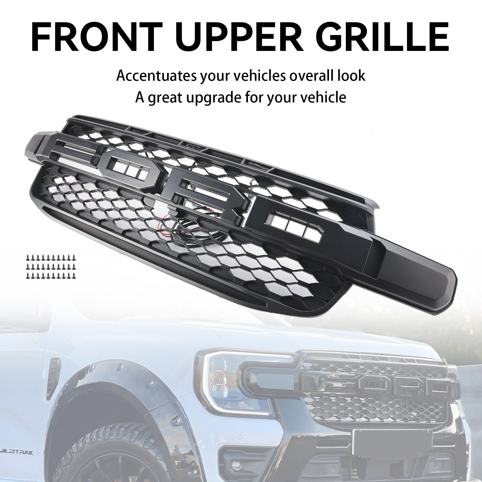 2023-2024 Ford Ranger Everest Volgende generatie Wildtrak voorbumpergrille