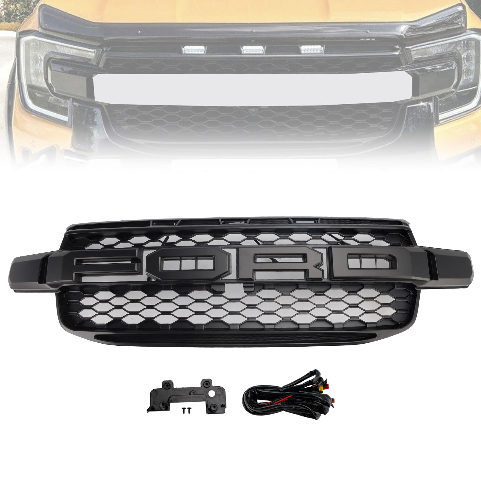 2023-2024 Ford Ranger Everest Next Gen Wildtrak Front Bumper Grill Grille