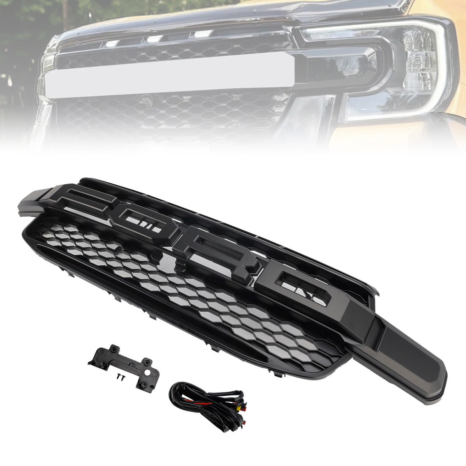 2023-2024 Ford Ranger Everest Next Gen Wildtrak Front Bumper Grill Grille