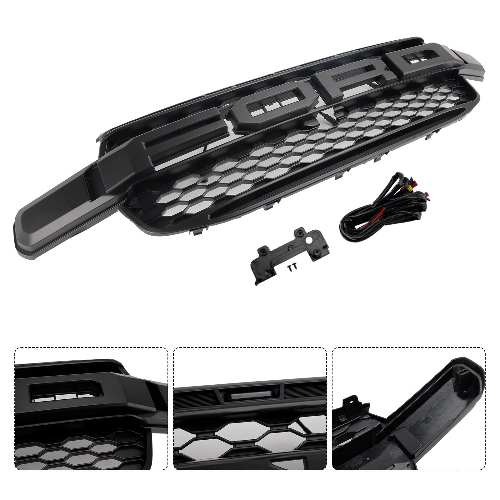 2023-2024 Ford Ranger Everest Next Gen Wildtrak Front Bumper Grill Grille