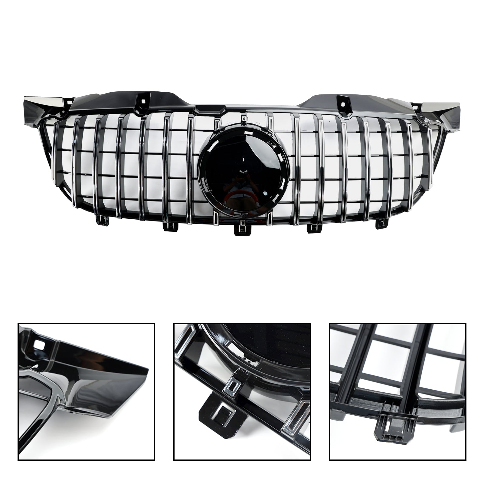 Mercedes-Benz Sprinter 2006-2013 W906 Parrilla de parachoques delantera cromada