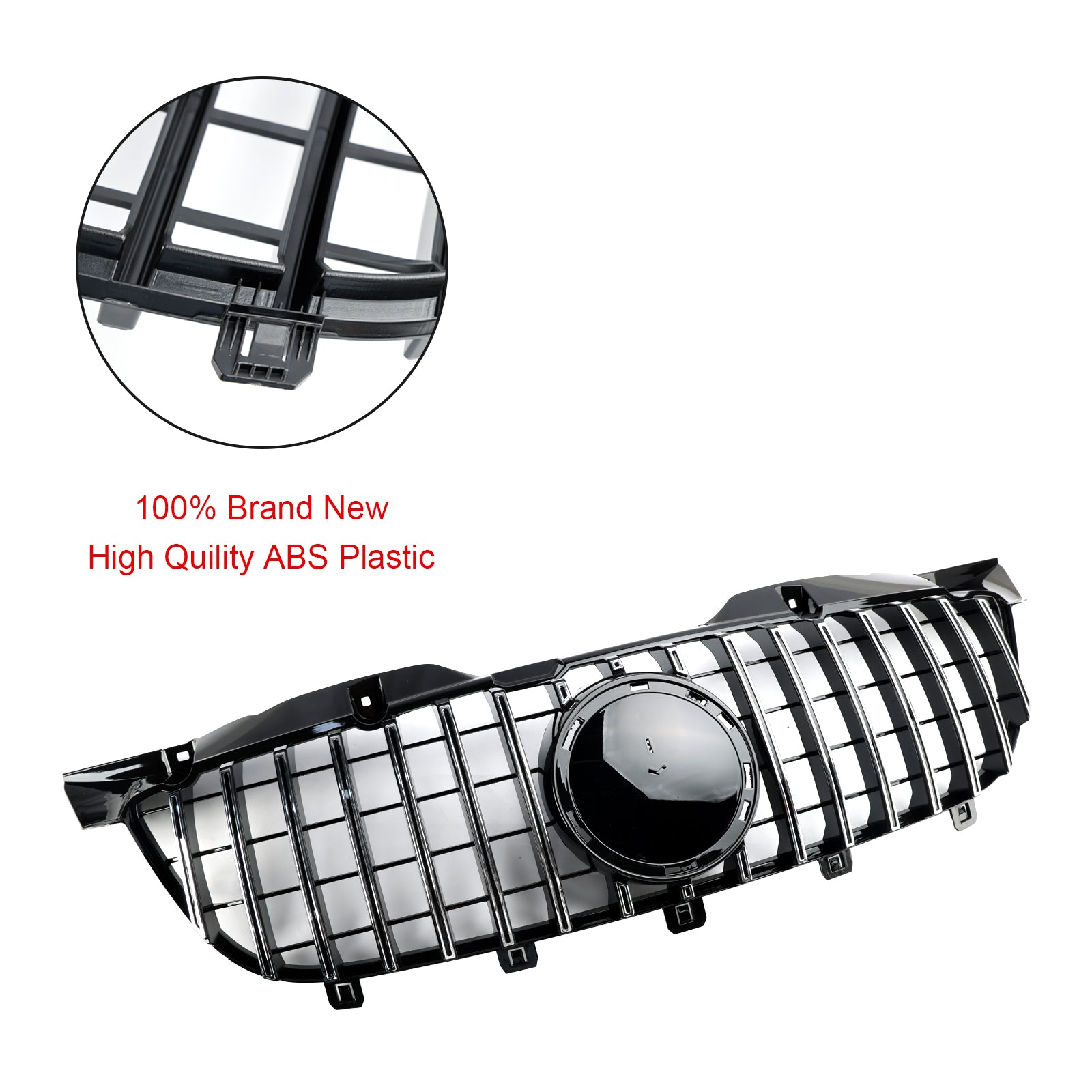 Mercedes-Benz Sprinter 2006-2013 W906 Parrilla de parachoques delantera cromada