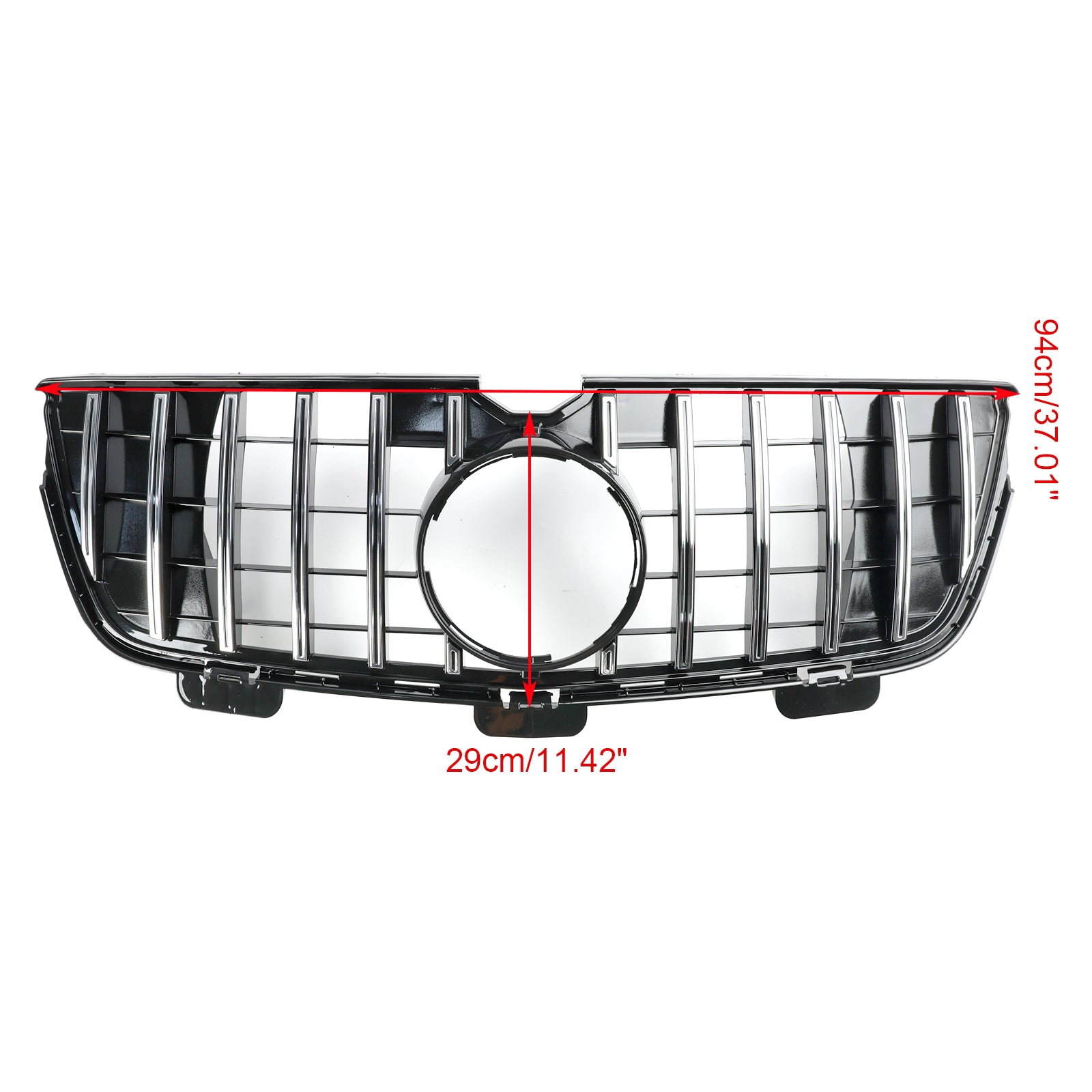 2010-2012 Mercedes-Benz GL X164 GL450 GL500 Voorbumper Grill Grille Chroom