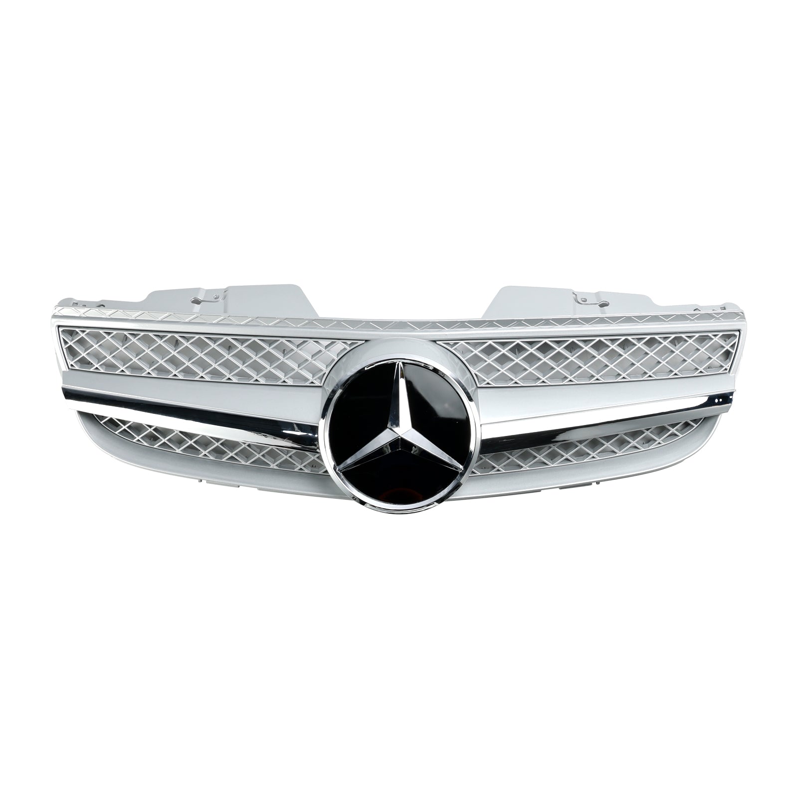 2007-2008 Mercedes Benz R230 SL550 SL600 1 aleta estrella parachoques delantero parrilla superior