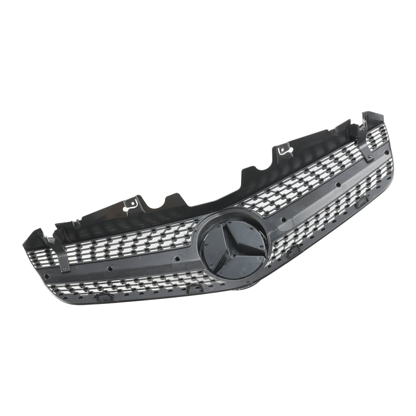 2009 2010 2011 2012 Mercedes Benz R230 SL550 SL600 Diamond Front Bumper Upper Grill