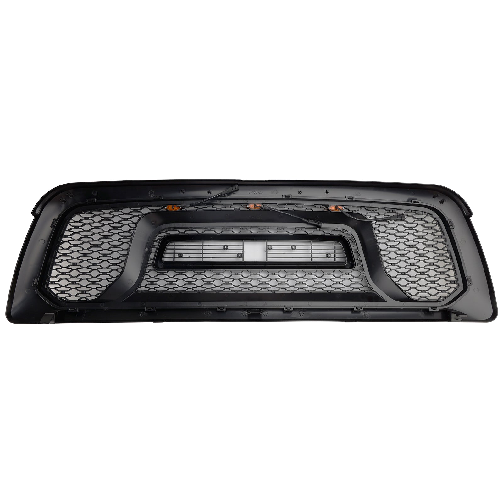 2009-2012 Dodge Ram 1500 W/Lumière LED Grille de pare-chocs avant noire