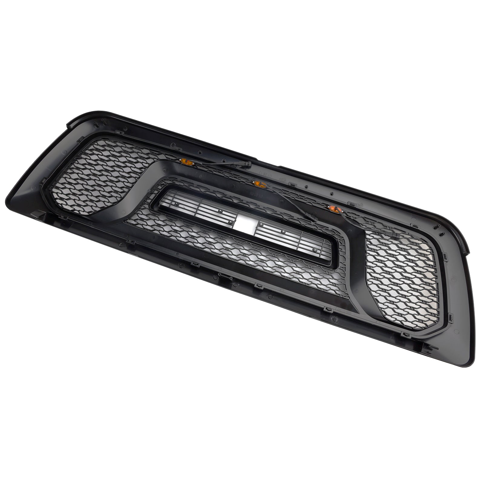 2009-2012 Dodge Ram 1500 W/Lumière LED Grille de pare-chocs avant noire