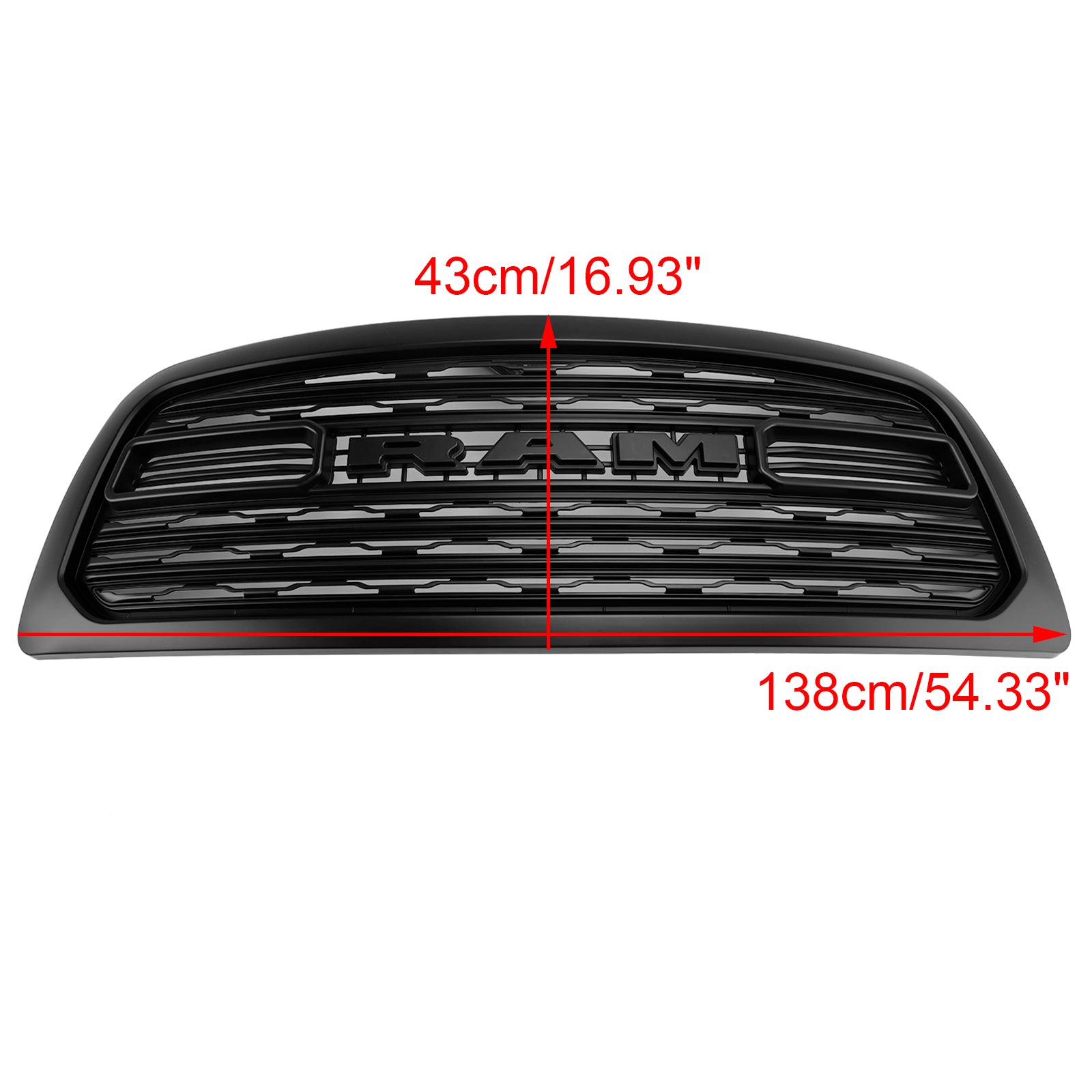 2009-2012 Dodge Ram 1500 W/ Led Light LTD Style Front Bumper Grill Grille