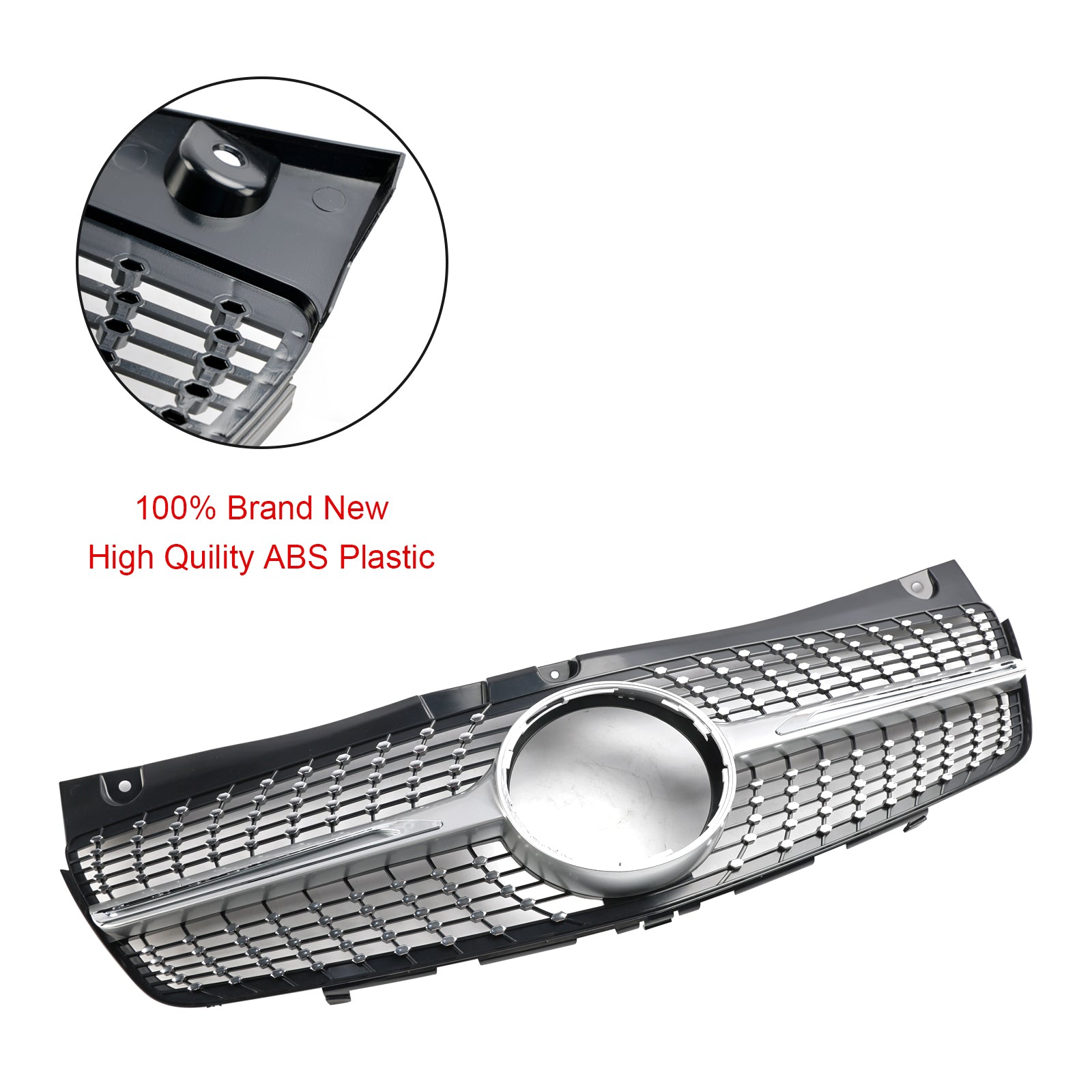 2011-2014 Mercedes Benz V-Klasse Viano W639 Diamantvormige voorbumpergrille