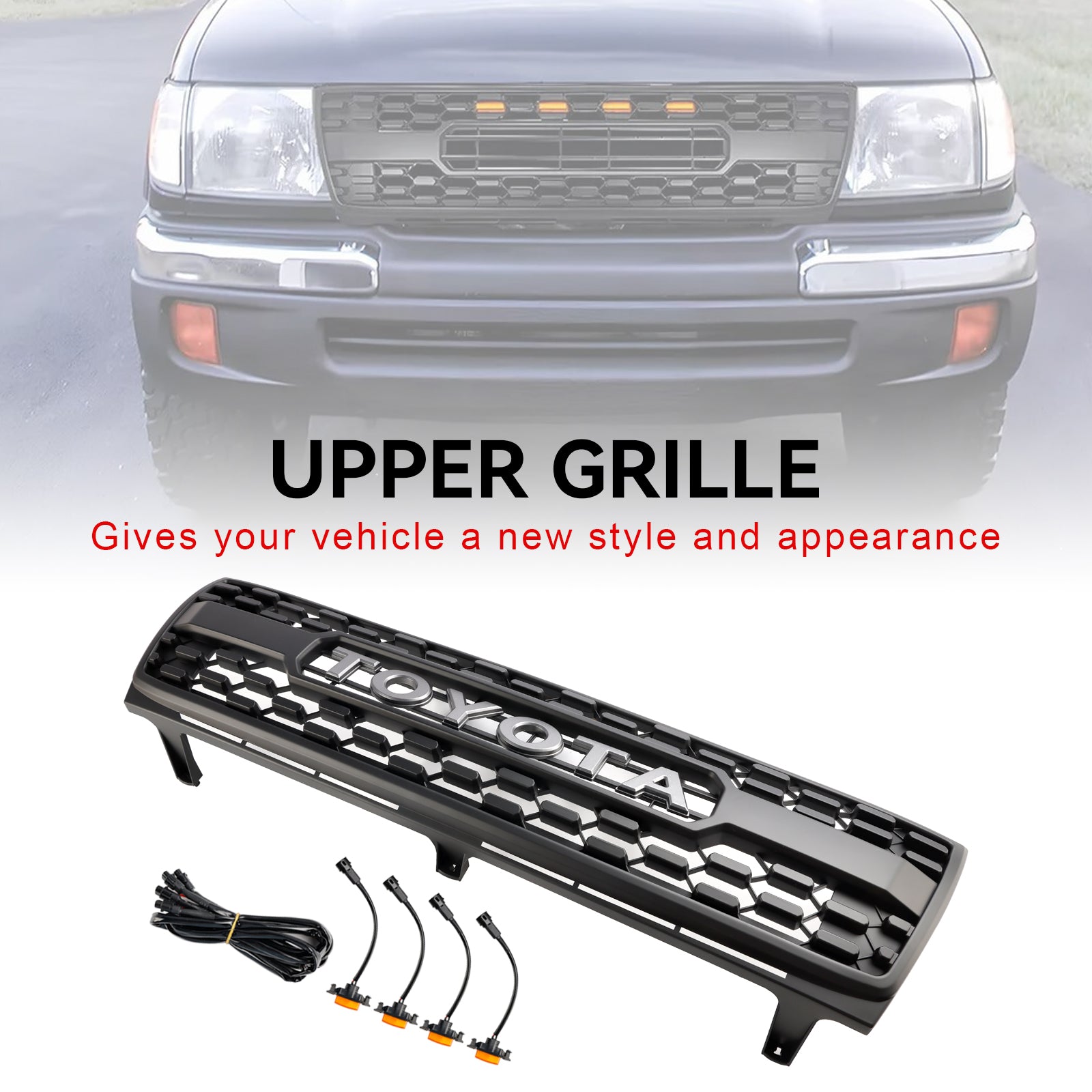 1997-2000 Toyota Tacoma TRD PRO Honingraat voorbumpergrille