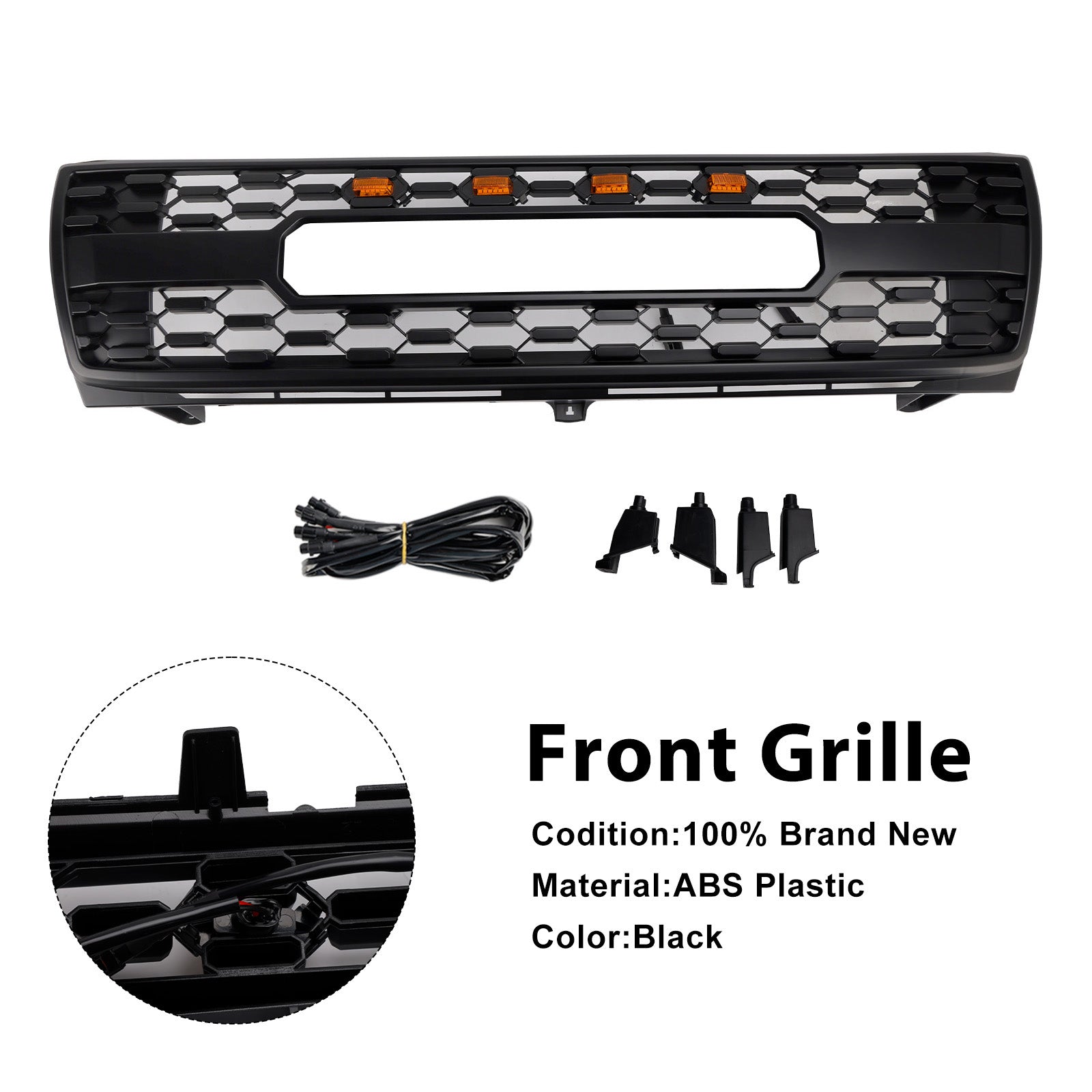 1997-2000 Toyota Tacoma TRD PRO Grille de pare-chocs avant en nid d'abeille