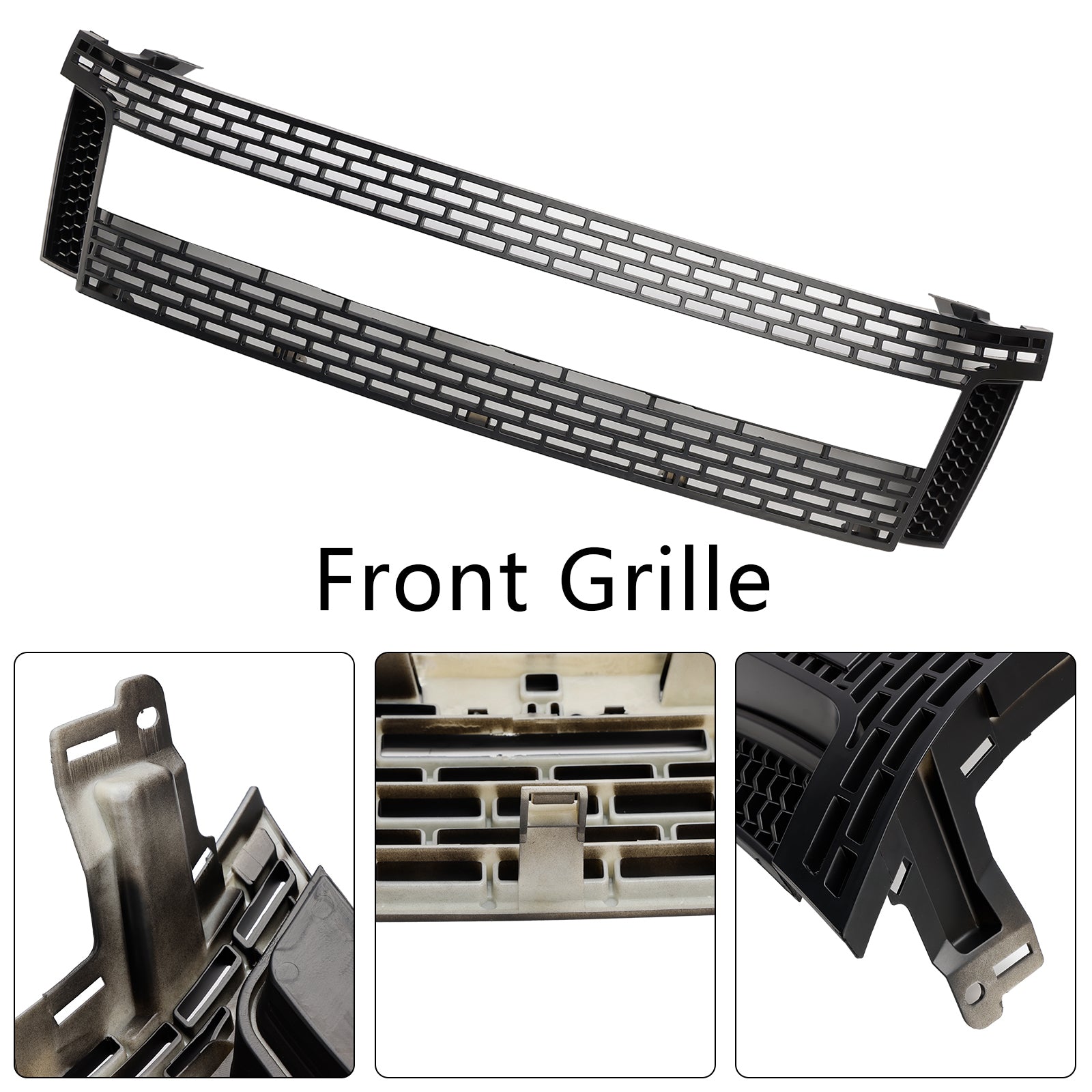 2012 2013 2014 Ford Ranger T6 PX1 Matt Black Front Front Frill Grille
