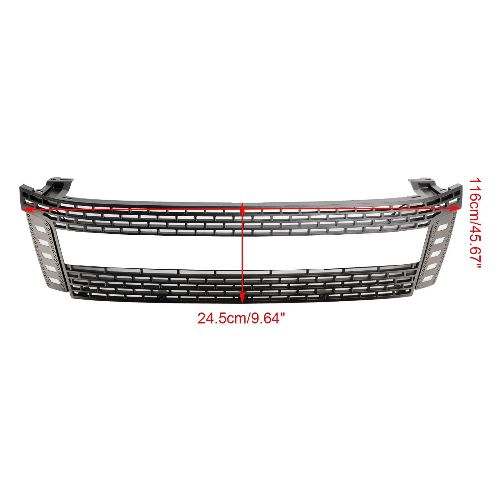 2012 2013 2014 Ford Ranger T6 PX1 Matt Black Front Front Frill Grille