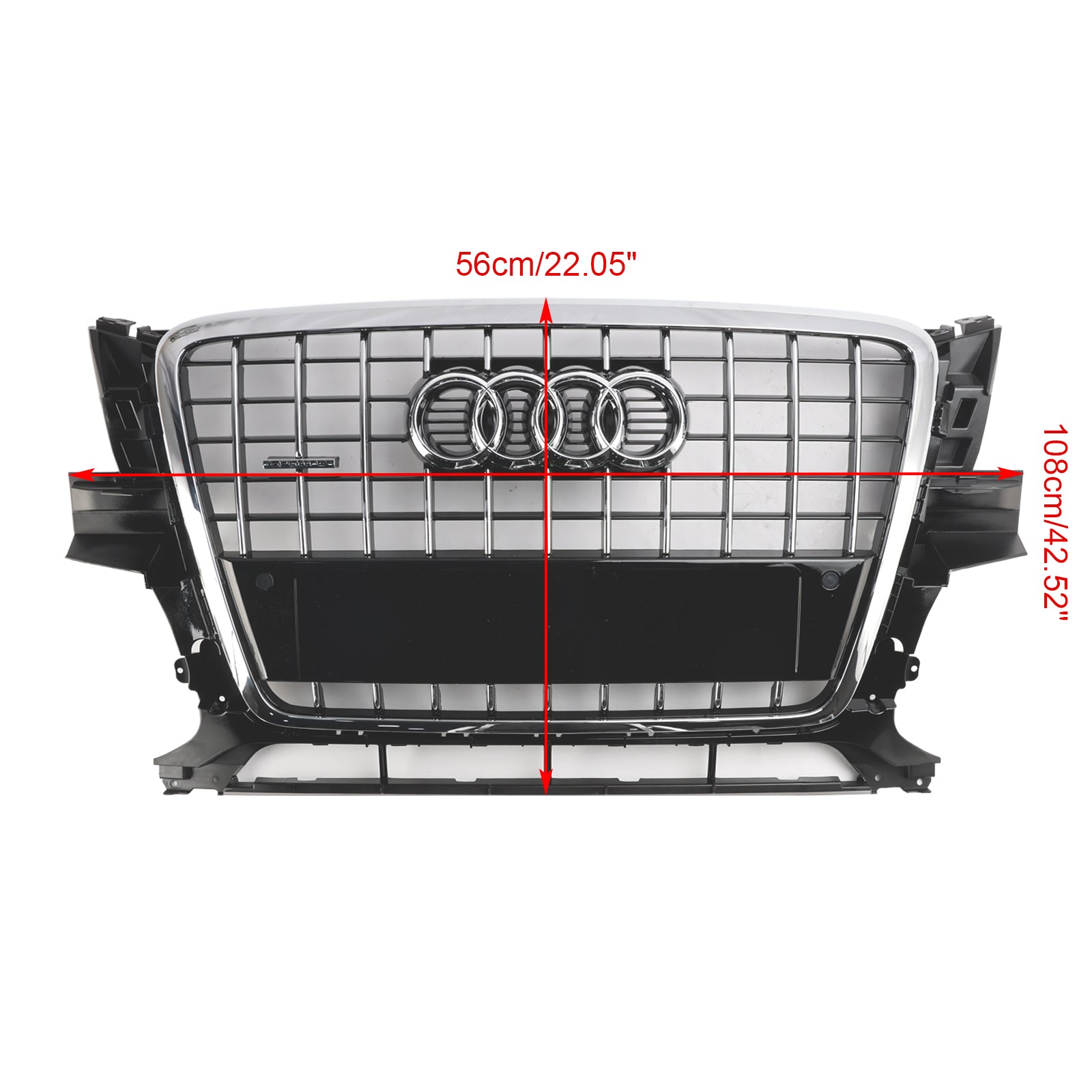 2009-2012 Audi Q5 SQ5 Grille de pare-chocs avant 8R0853651PT94 Chrome