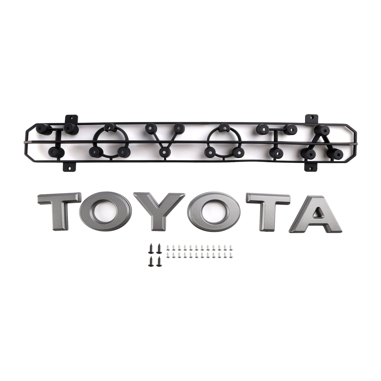 2024+ Toyota Tacoma Zwarte Voorbumper Grille Met Led & Lichtbalk